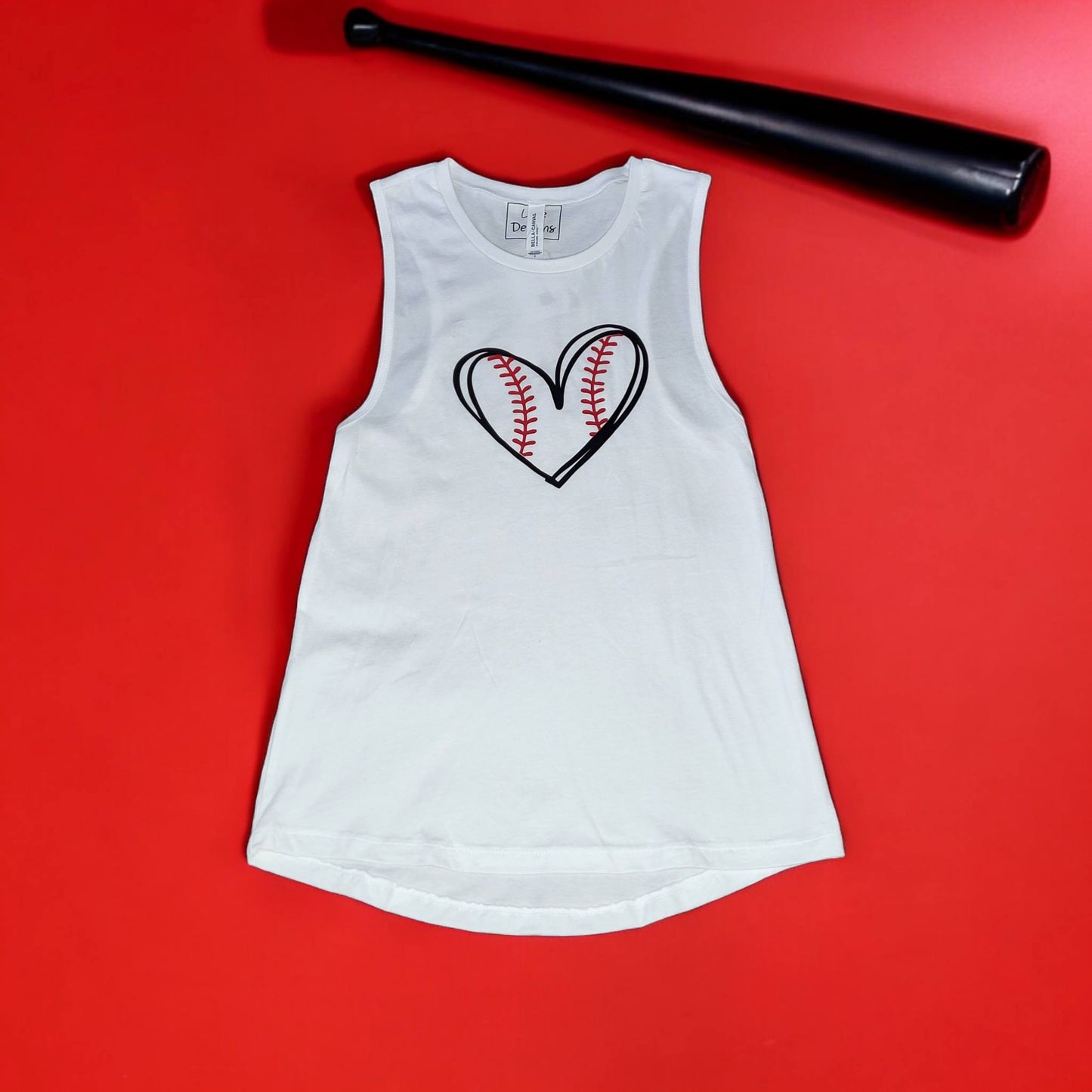 Baseball Love Muscle Tank