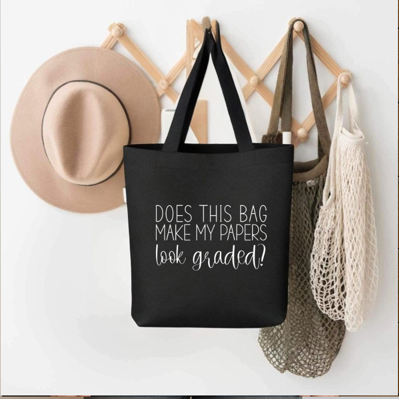 Does This Bag Make my Papers Look Graded?