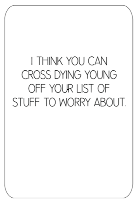 Cross Dying Young Off Your List