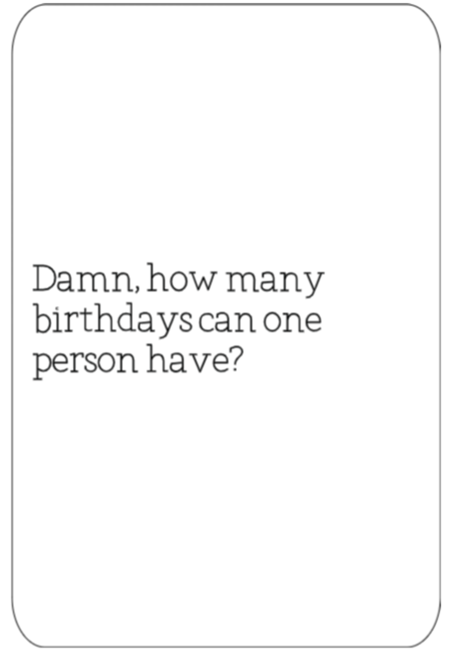How Many Birthdays