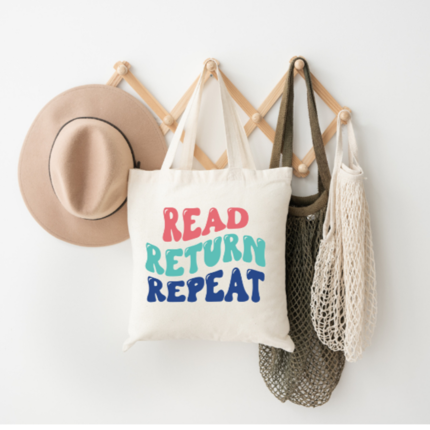 Read, Return, Repeat Library Book Bag