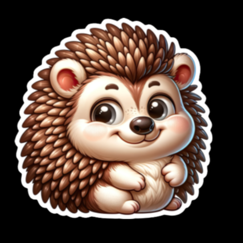 Cheerful Hedgehog