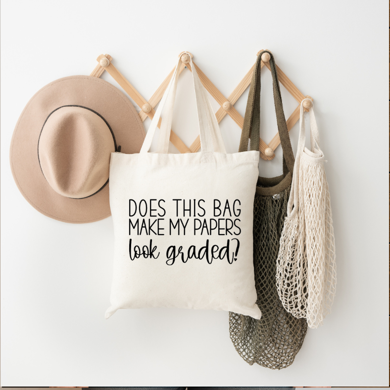 Does This Bag Make my Papers Look Graded?