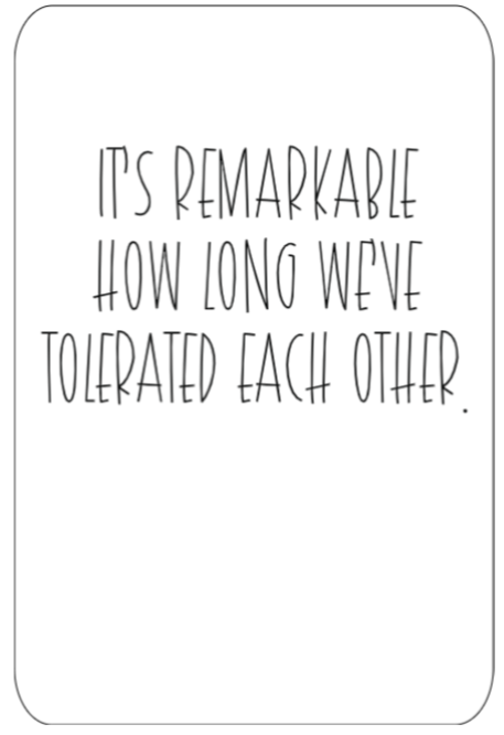 It's Remarkable How Long