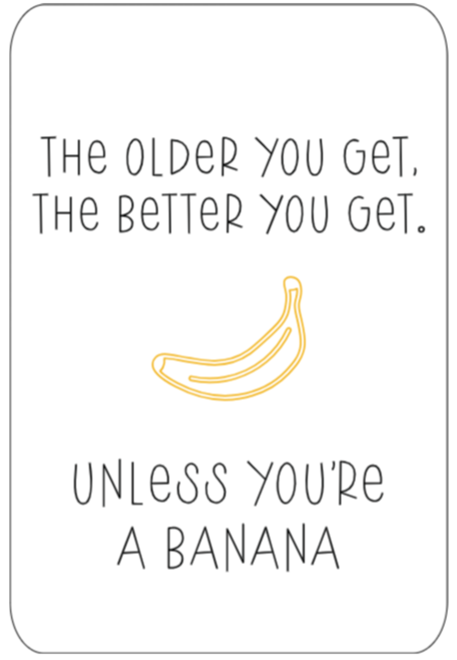 The Older You Get