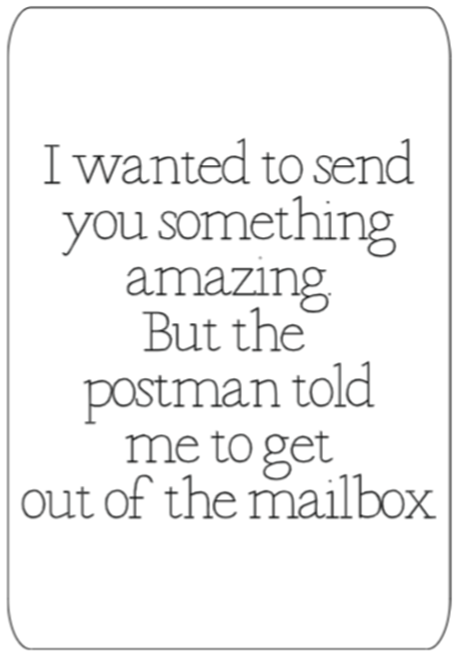 I Wanted to Send You Something Amazing