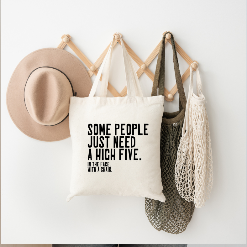 Some people just need a high five...in the face with a chair