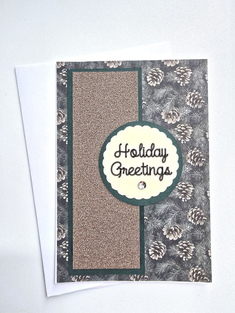 Scrapbook Christmas Card Set - Holiday Greetings
