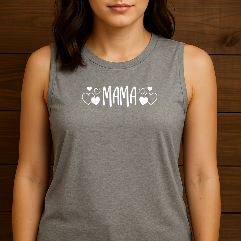 Mama with Hearts