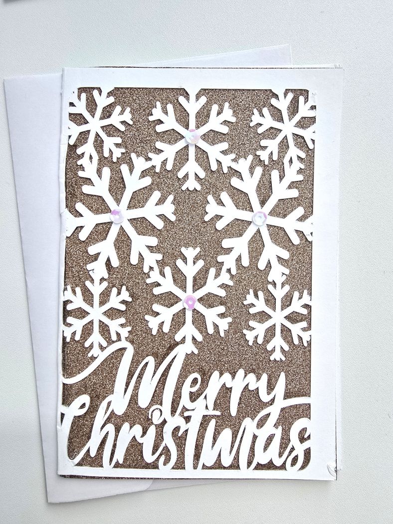 Scrapbook Christmas Card Set - Merry Christmas