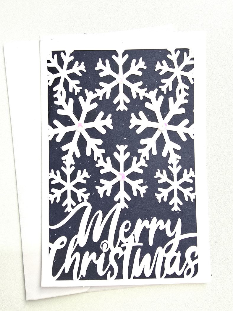 Scrapbook Christmas Card Set - Merry Christmas