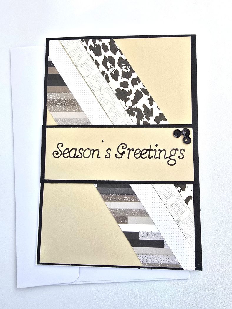 Scrapbook Christmas Card Set - Season's Greetings