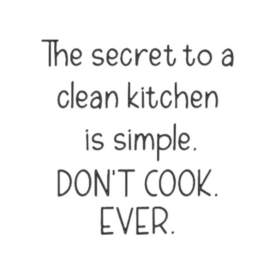 The Secret to a Clean Kitchen
