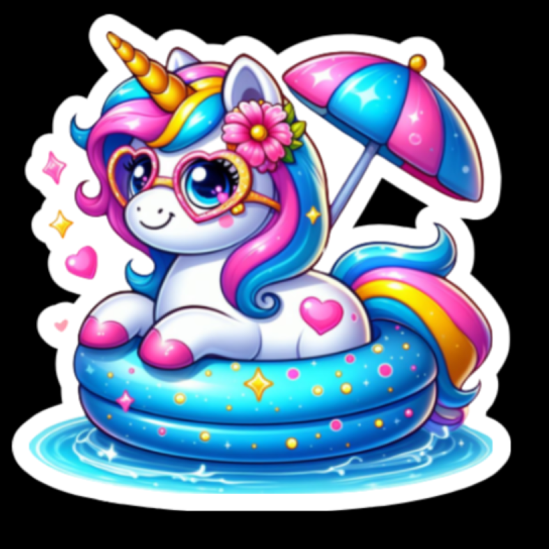 Unicorn on Floatie