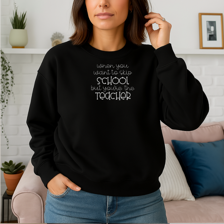 When you want to skip school but you're the teacher