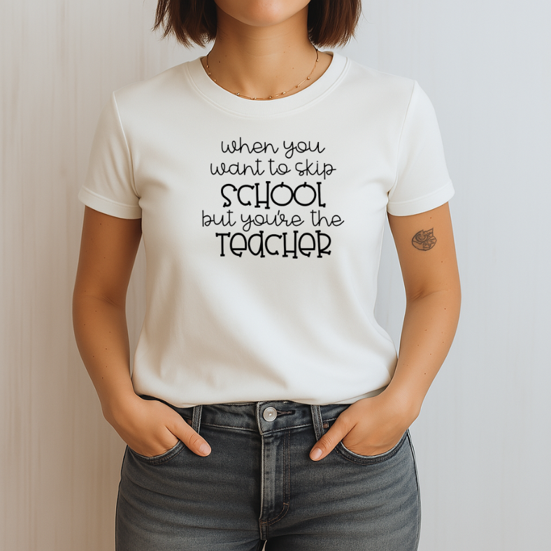 When you want to skip school but you're the teacher