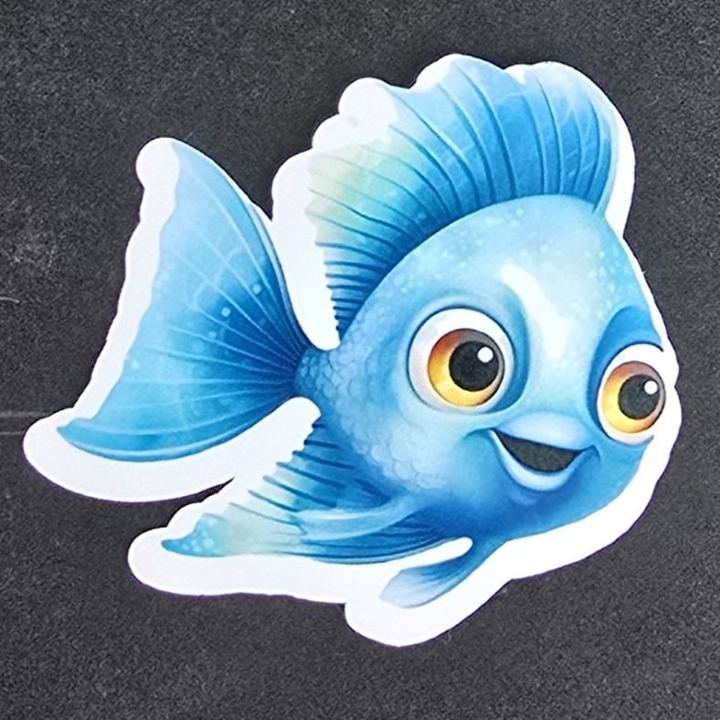 Whimsical Tropical Fish